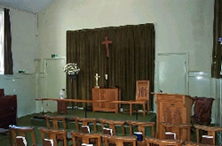 Inside Tower Hamlets Methodist Church